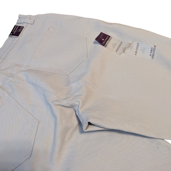 GLORIA VANDERBILT Amanda Gray Denim Jeans Women's Size 12A NEW - Picture 4 of 10